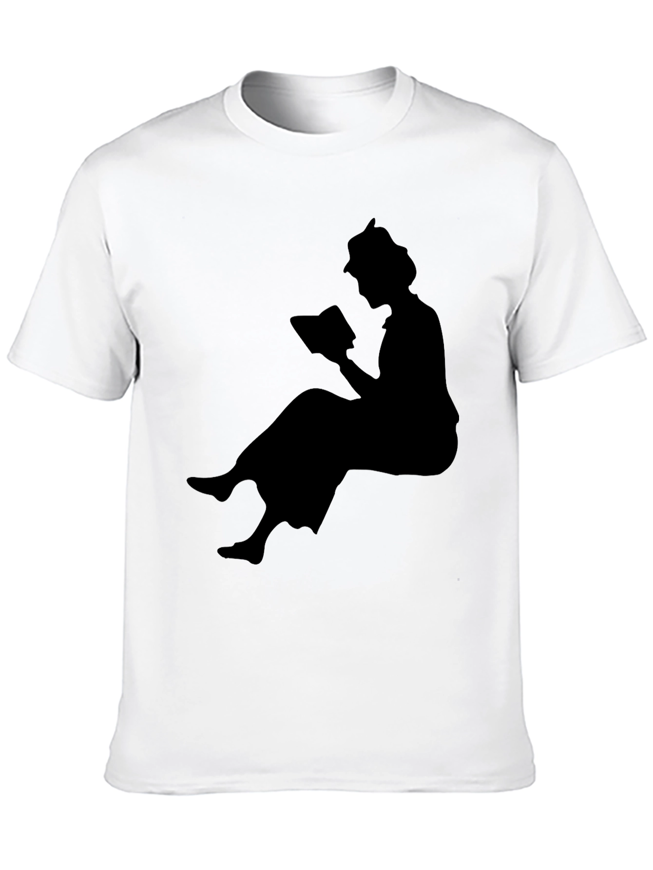 Reading Silhouette Black T-Shirt
