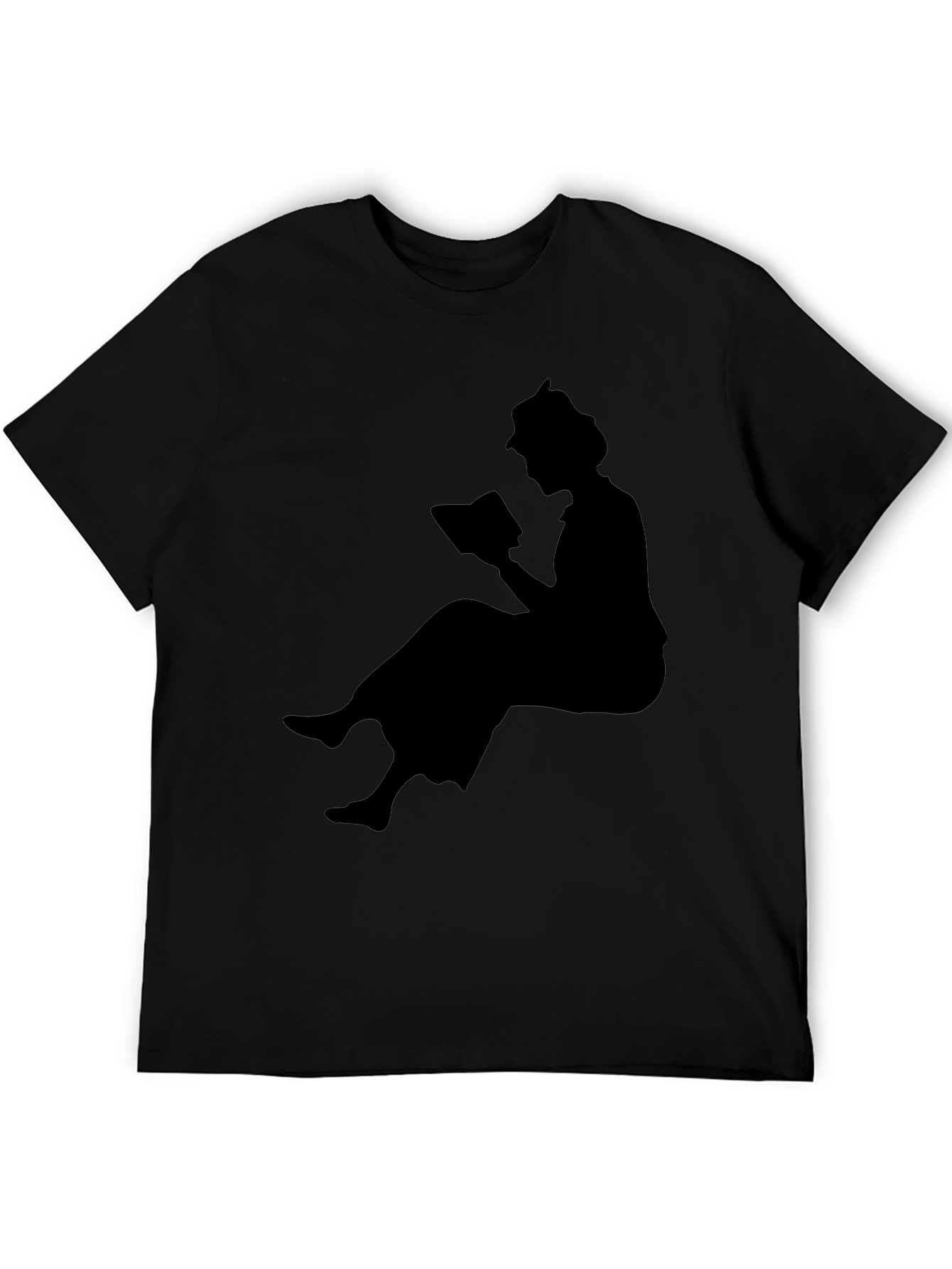 Reading Silhouette Black T-Shirt