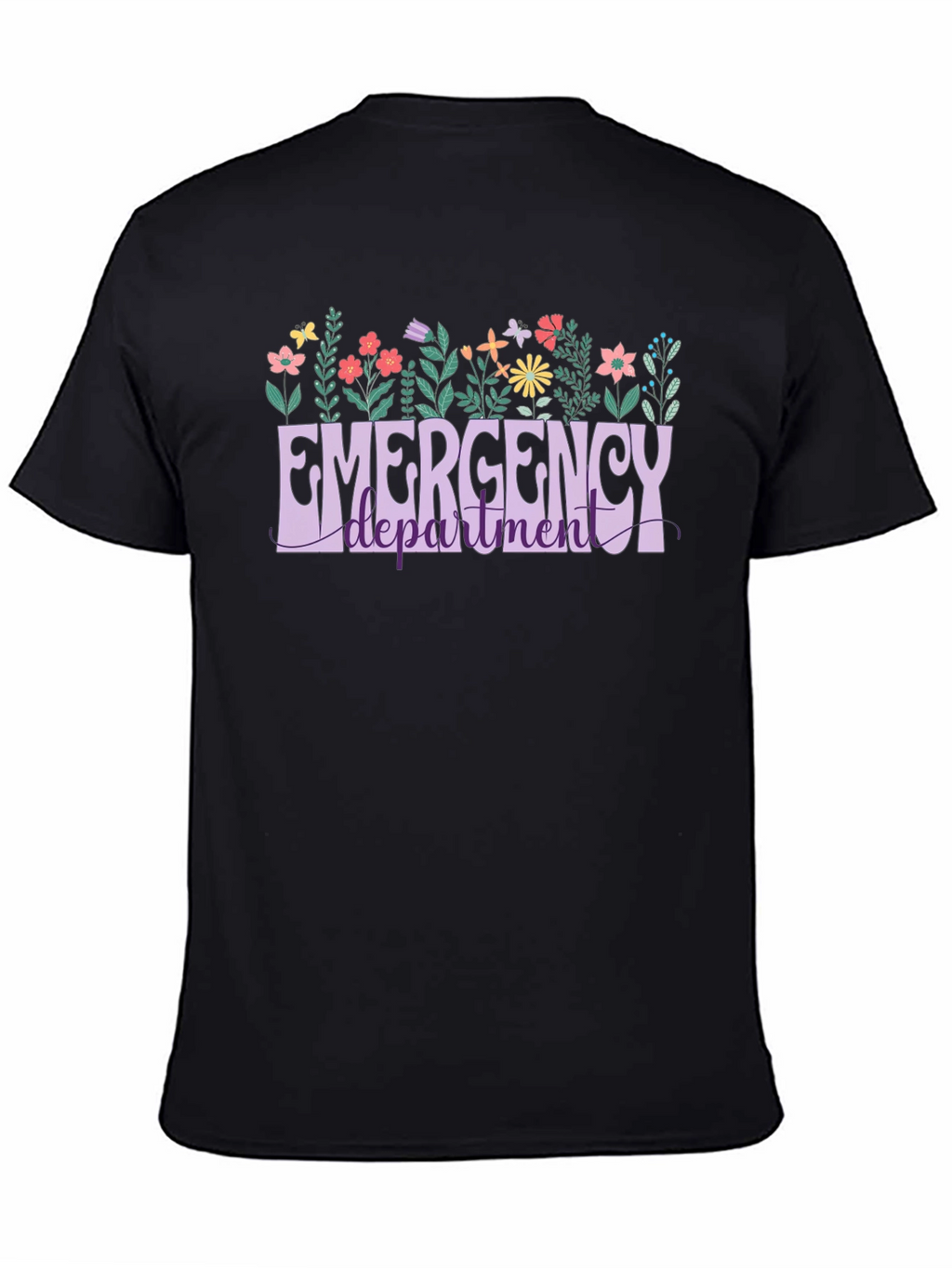 Emergency Department Floral T-Shirt