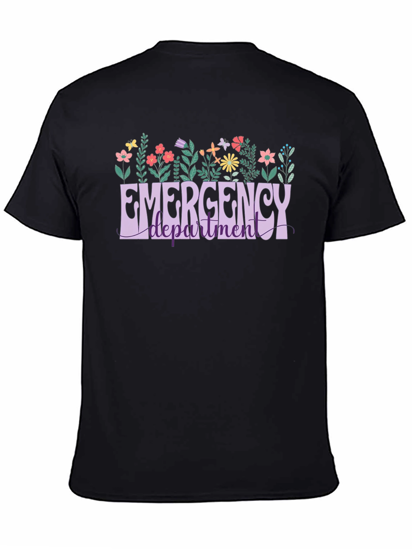 Emergency Department Floral T-Shirt