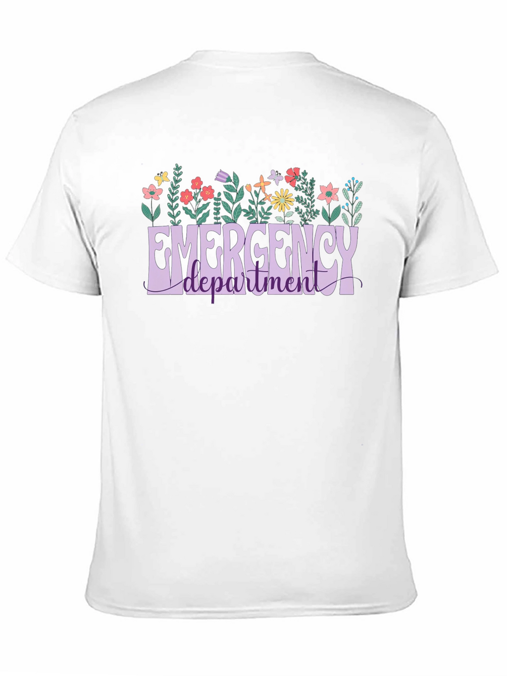 Emergency Department Floral T-Shirt