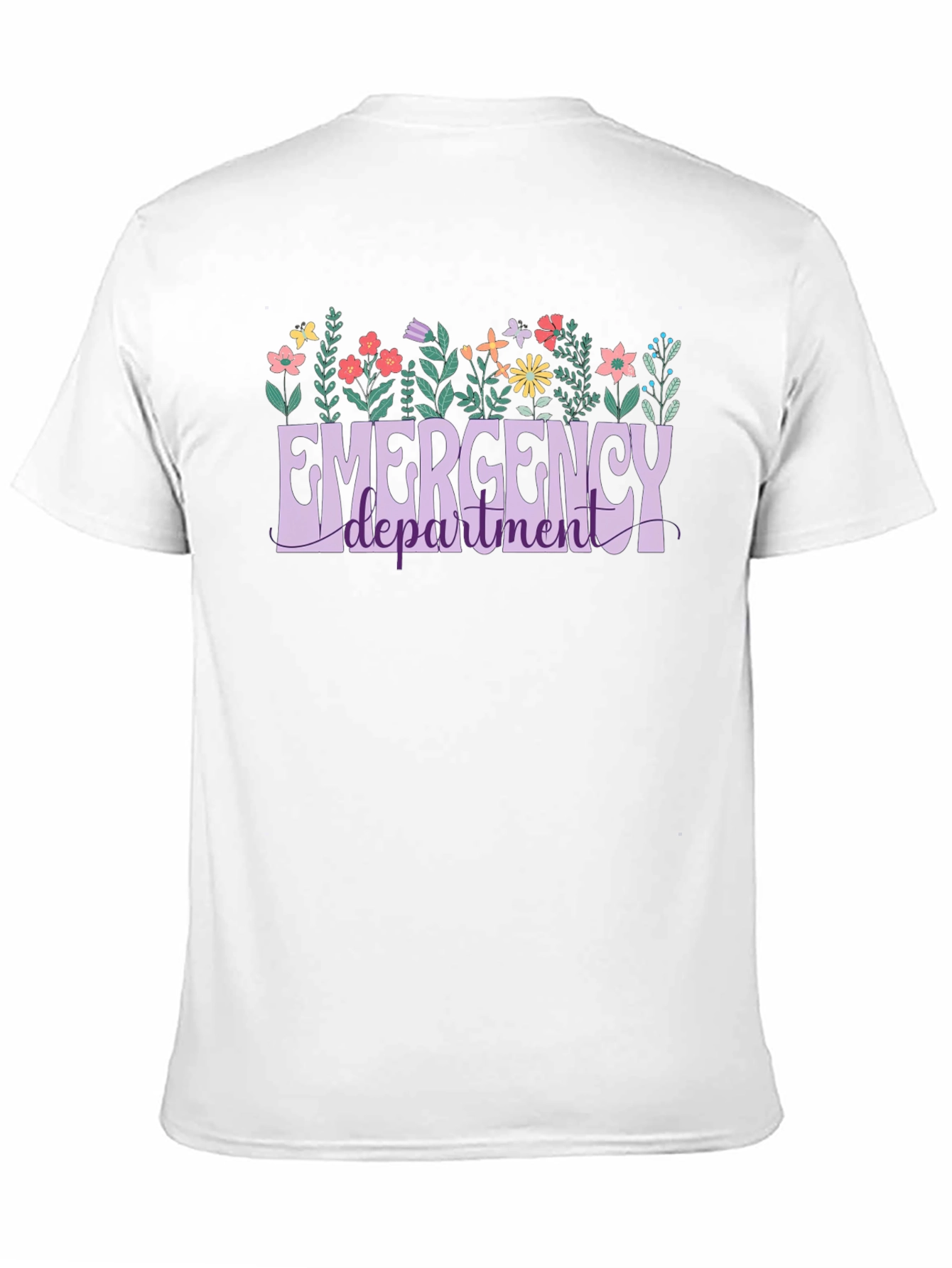 Emergency Department Floral T-Shirt