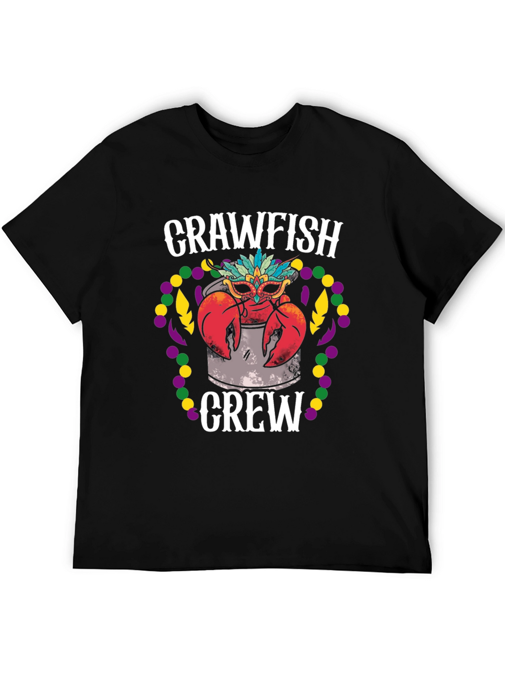 Crawfish Crew Mardi Gras T-Shirt