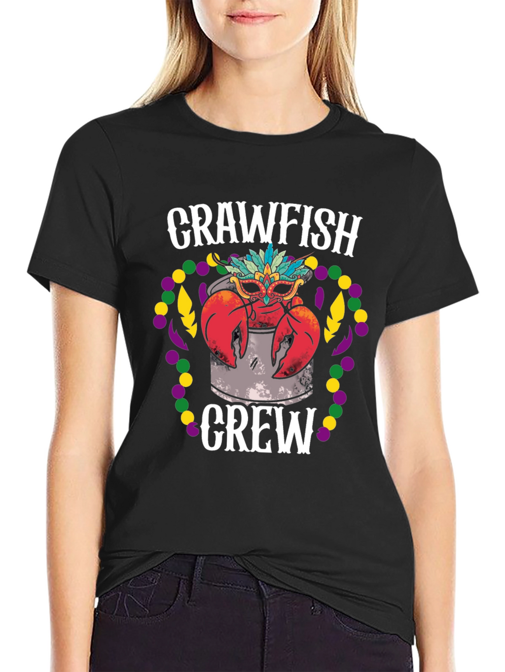 Crawfish Crew Mardi Gras T-Shirt