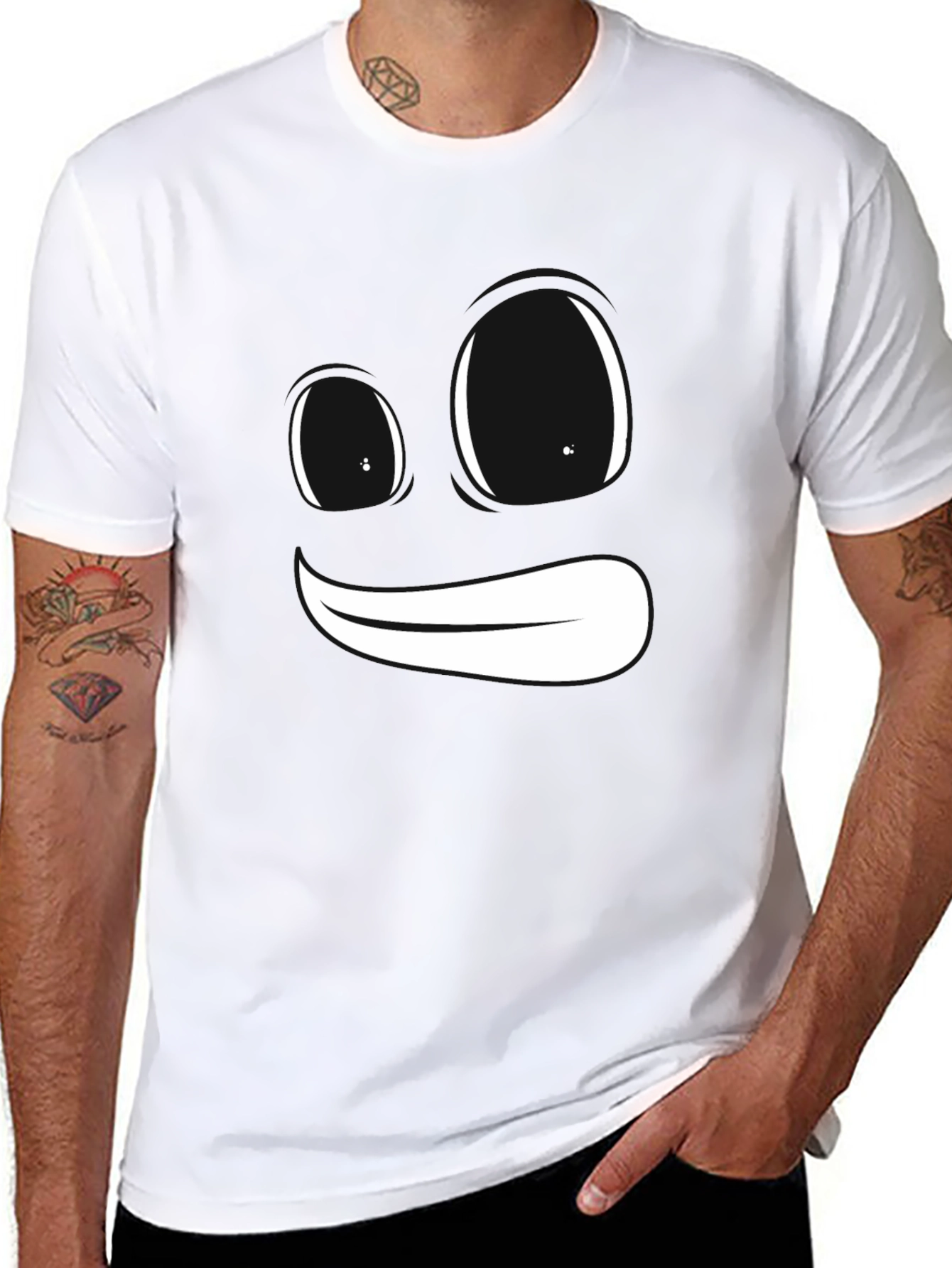 Funny Face Graphic Tee - Express Yourself!