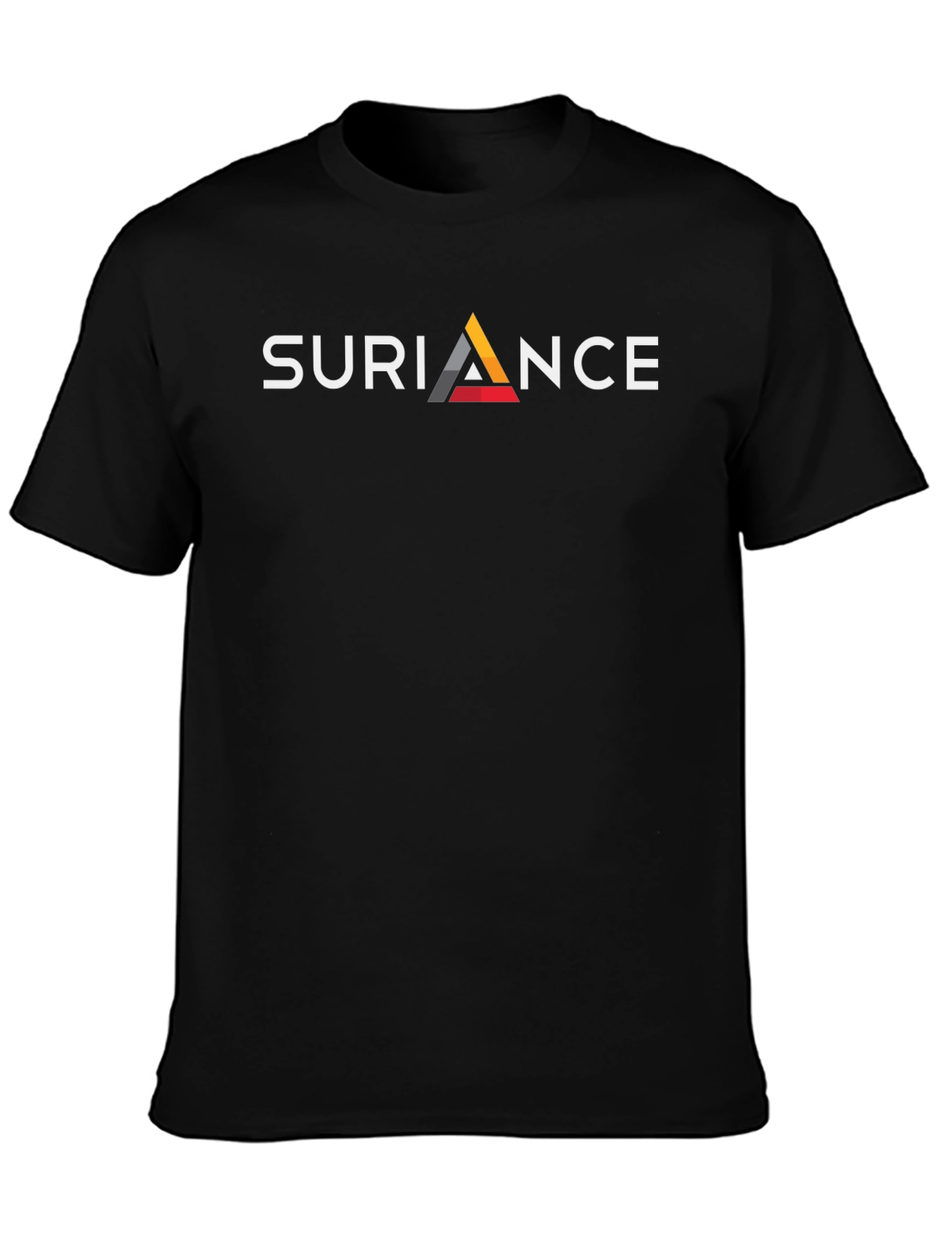 SURIANCE Black Graphic Tee