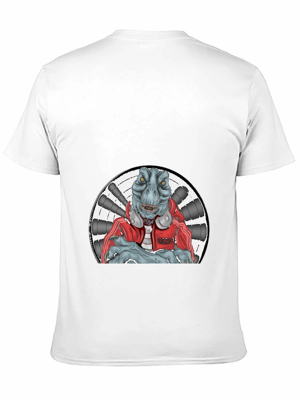 Dinosaur DJ Black T-Shirt