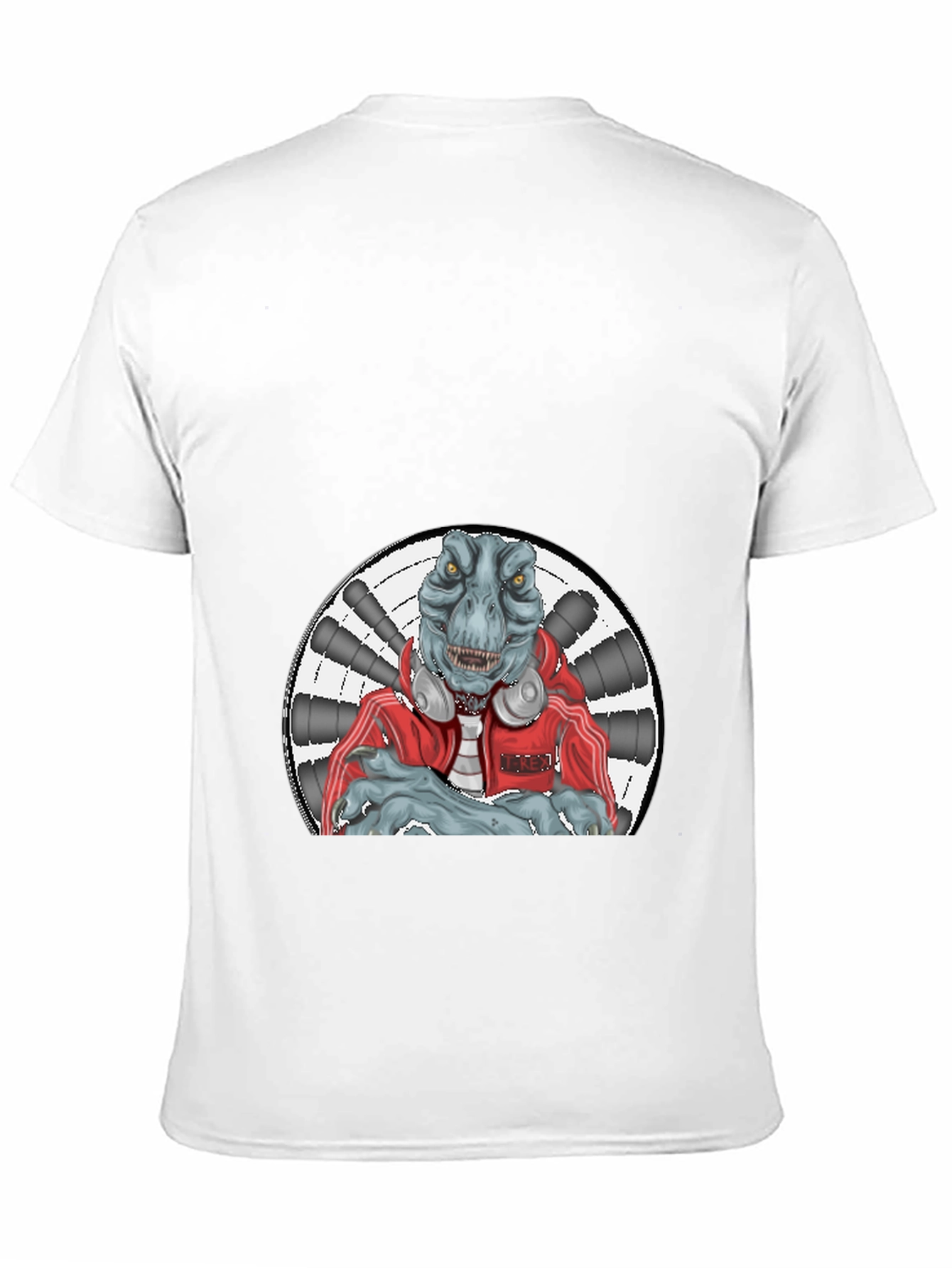 Dinosaur DJ Black T-Shirt