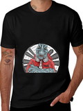 Dinosaur DJ Black T-Shirt