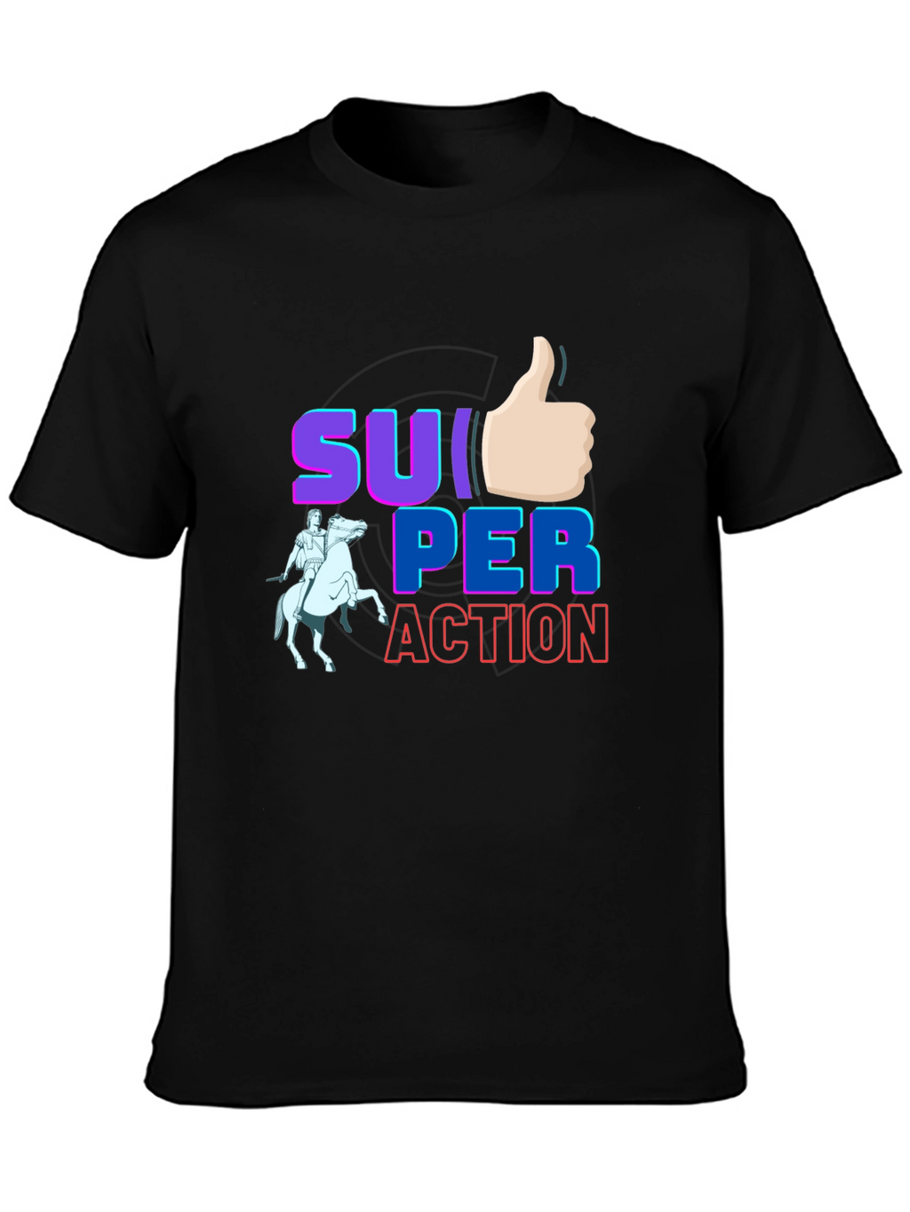 Super Action T-Shirt - Stylish Graphic Tee