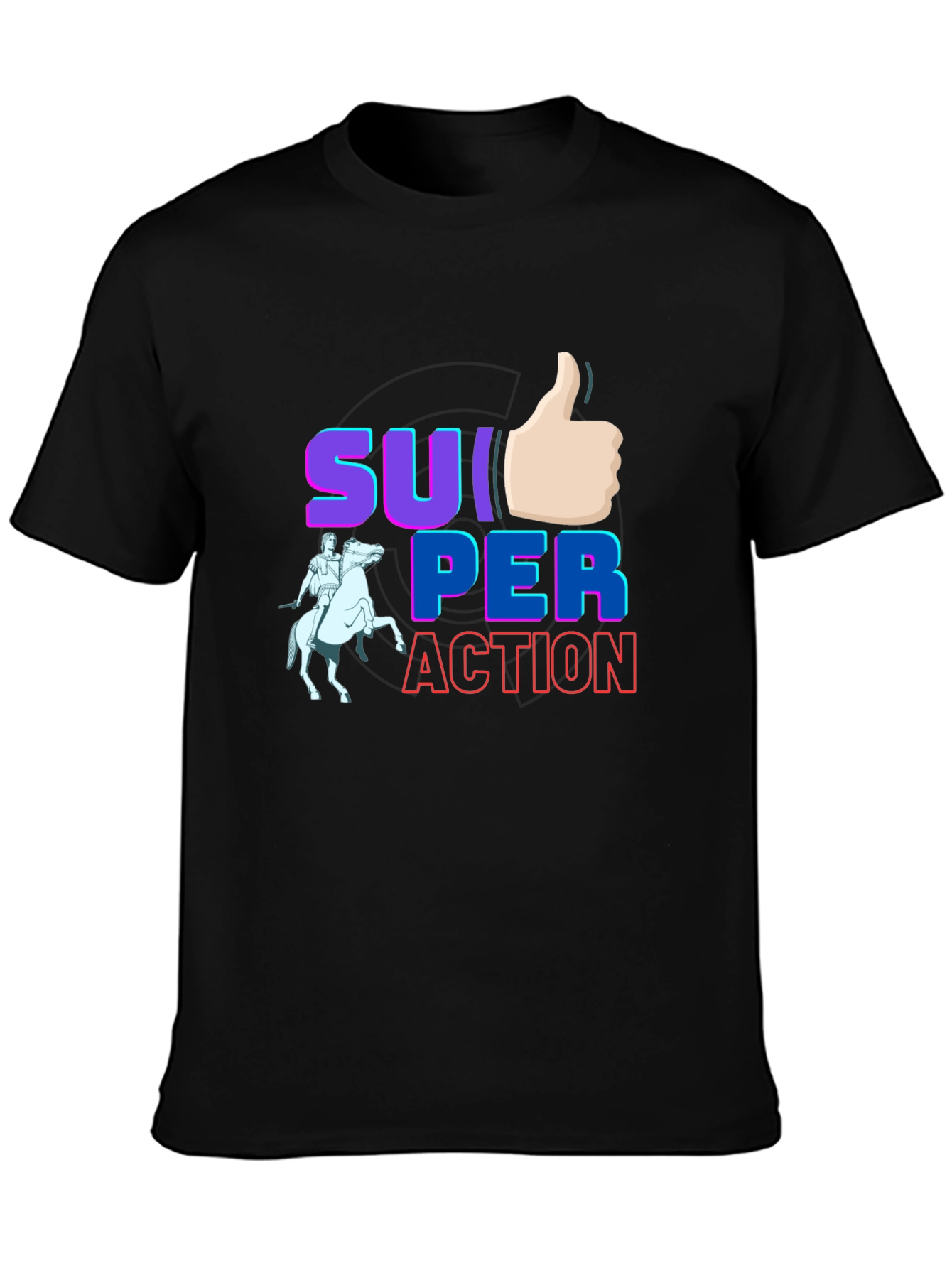 Super Action T-Shirt - Stylish Graphic Tee