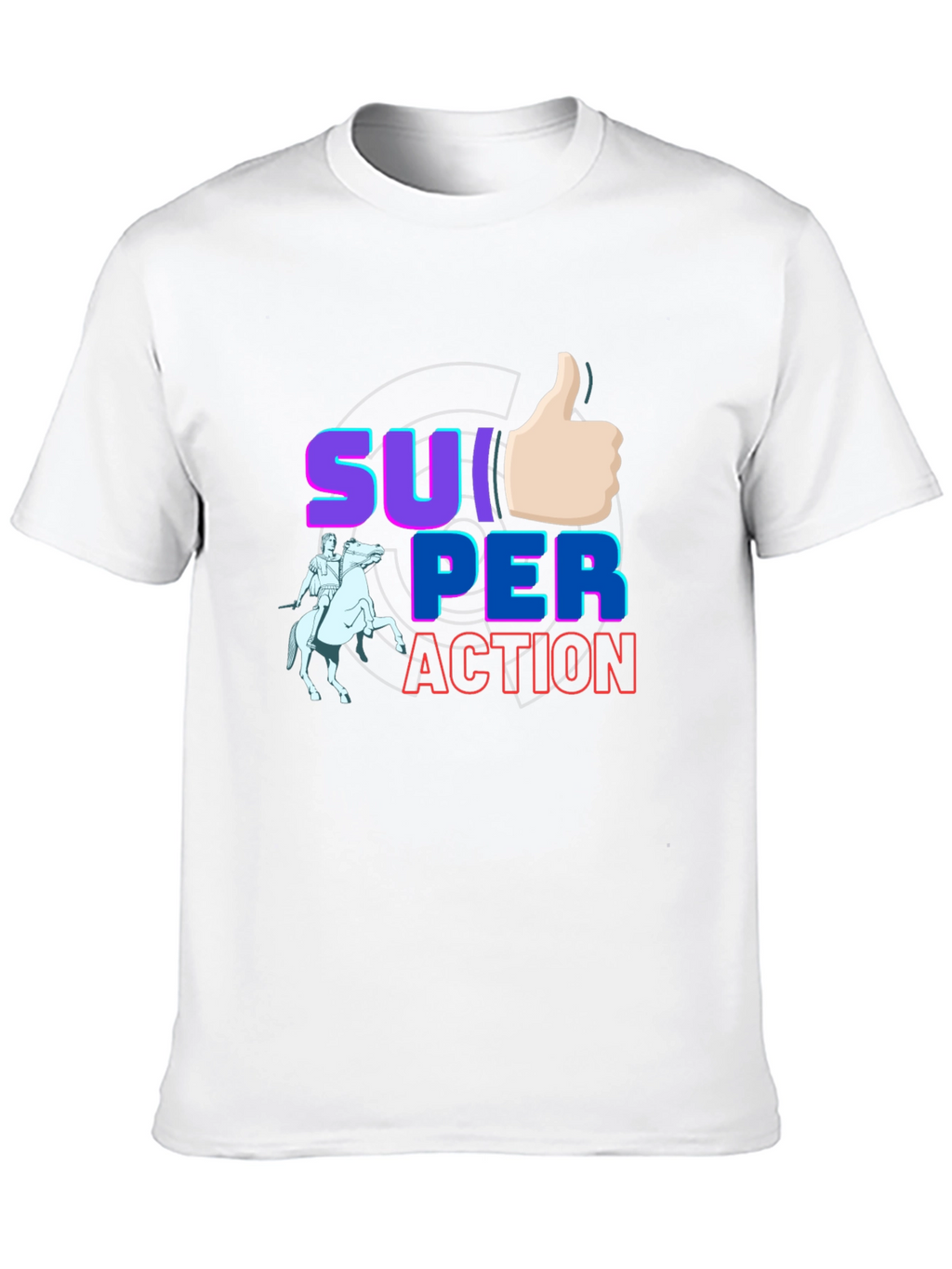 Super Action T-Shirt - Stylish Graphic Tee