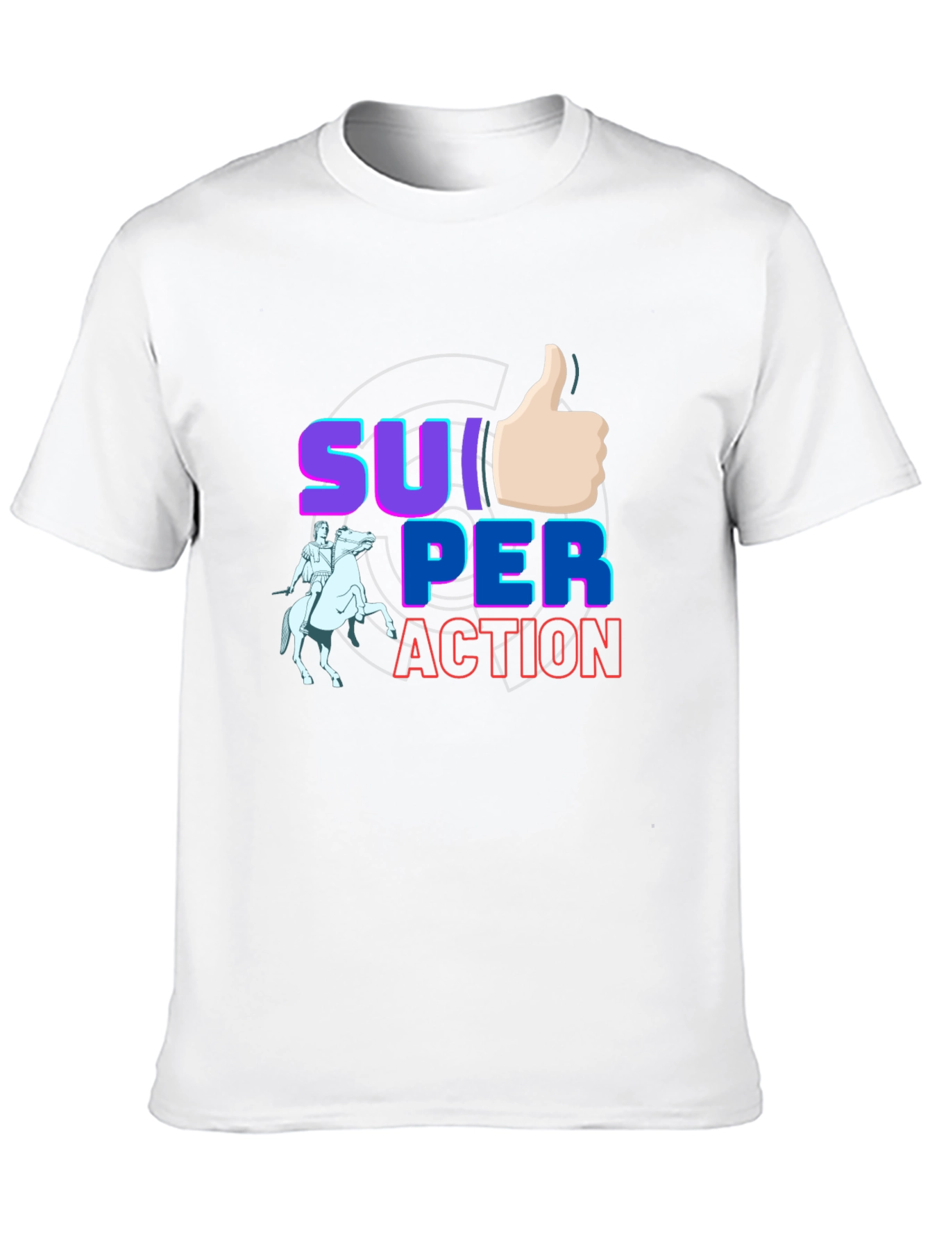 Super Action T-Shirt - Stylish Graphic Tee