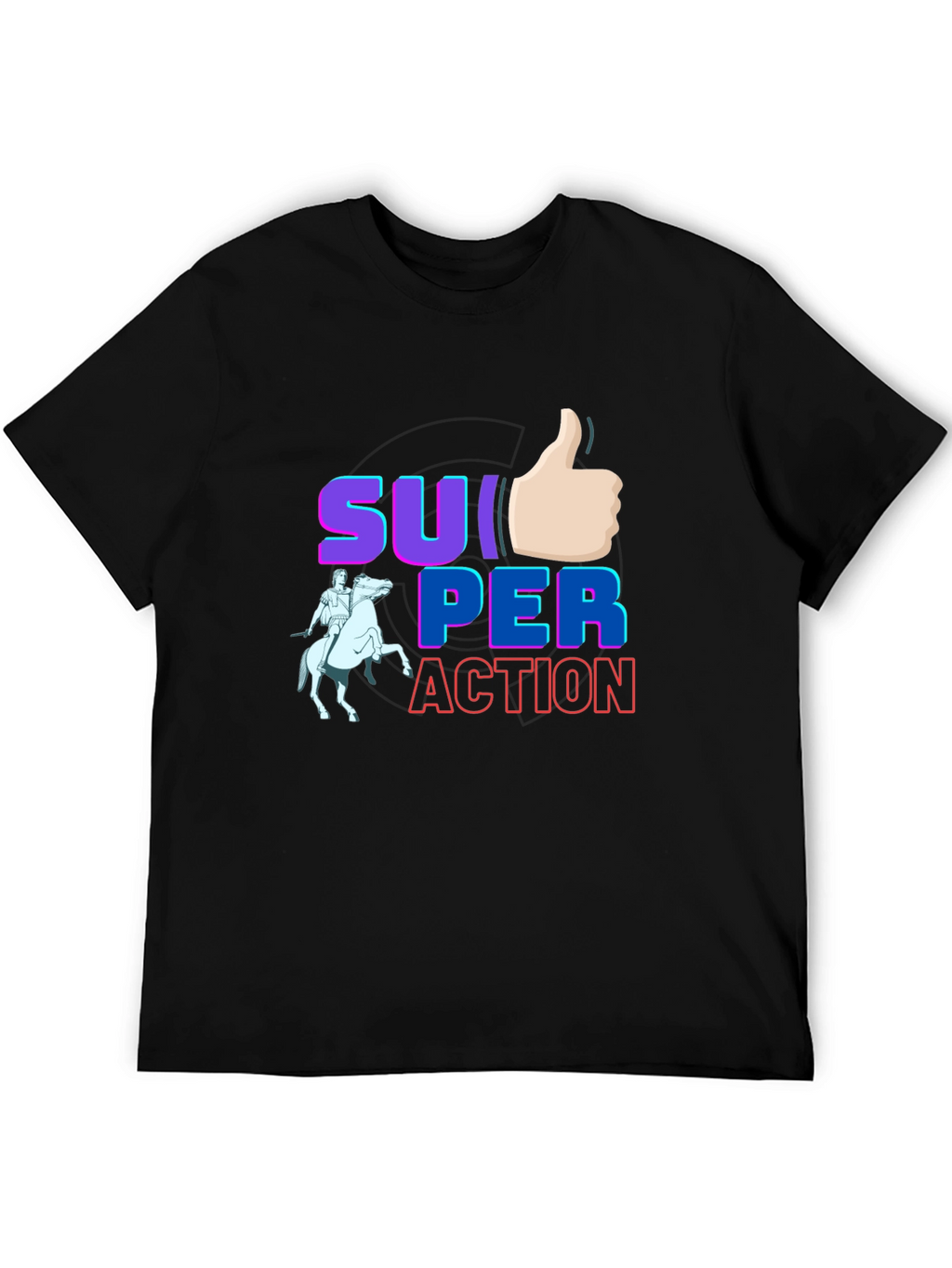 Super Action T-Shirt - Stylish Graphic Tee