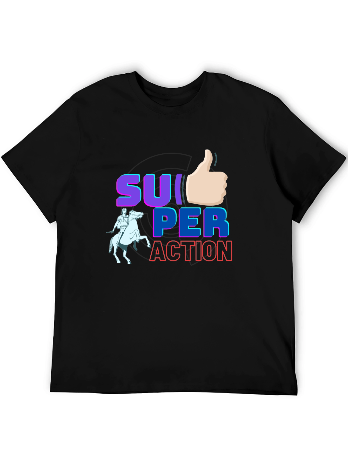 Super Action T-Shirt - Stylish Graphic Tee