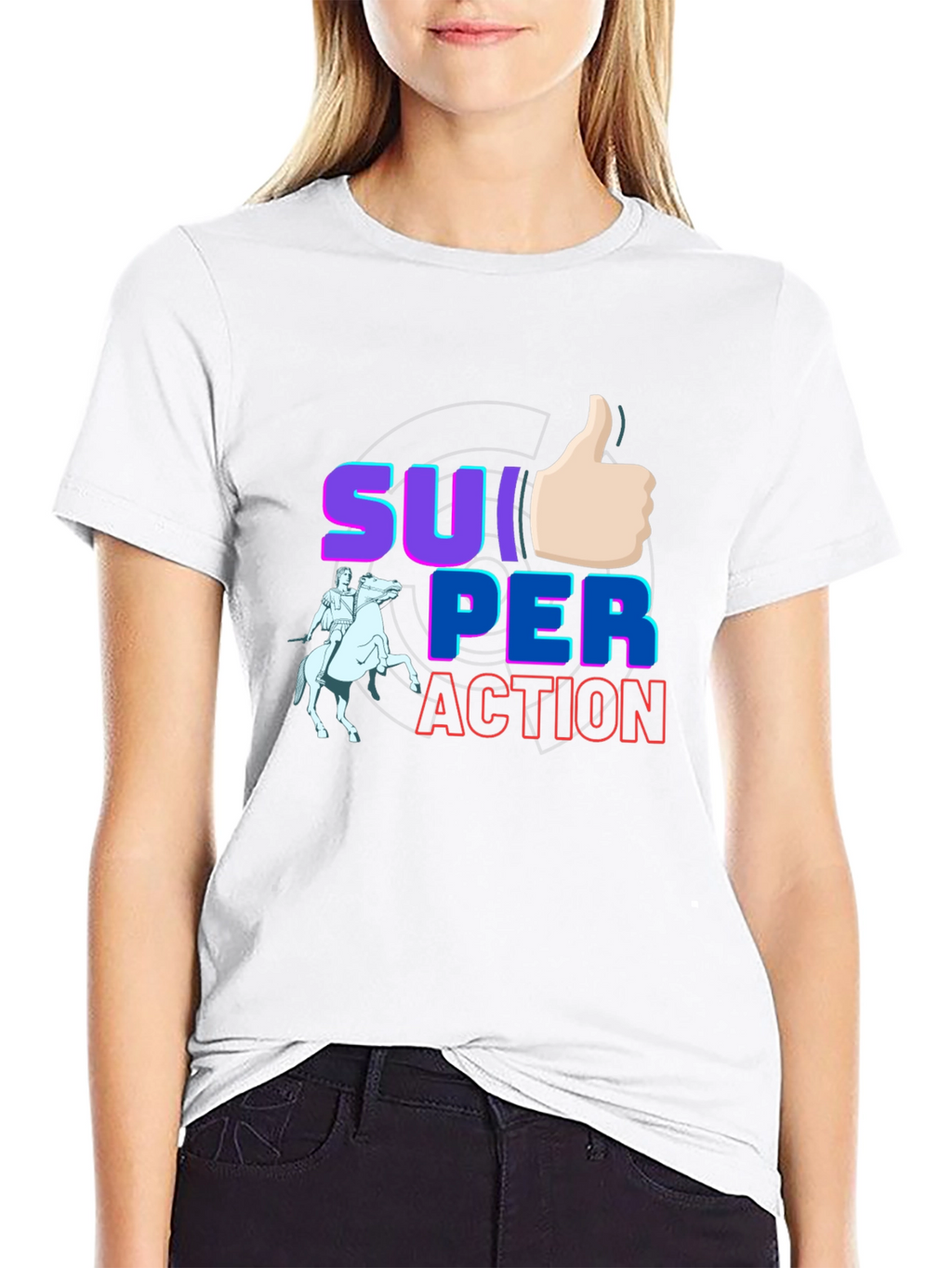 Super Action T-Shirt - Stylish Graphic Tee