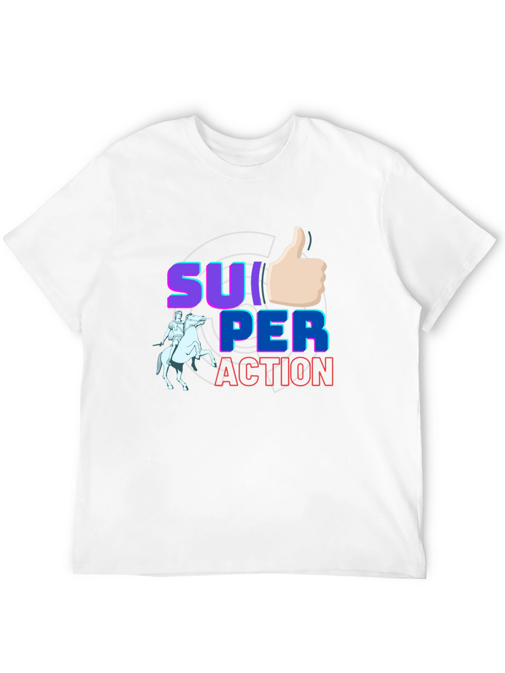 Super Action T-Shirt - Stylish Graphic Tee