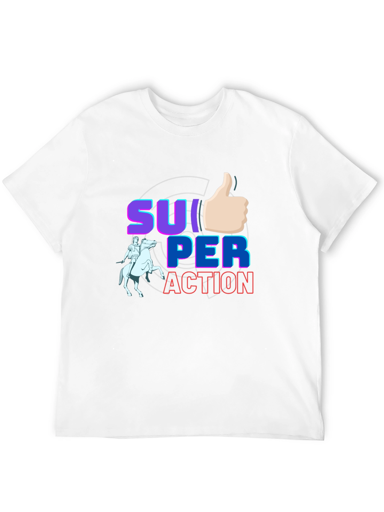 Super Action T-Shirt - Stylish Graphic Tee