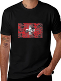 Swiss Flag Grunge Style T-Shirt