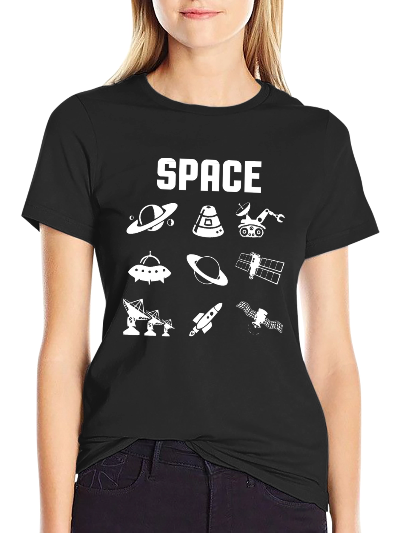 Space Exploration Graphic T-Shirt - Astronaut Galaxy Tee