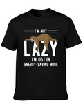 Im Not Lazy Energy-Saving Mode Sloth Graphic T-Shirt
