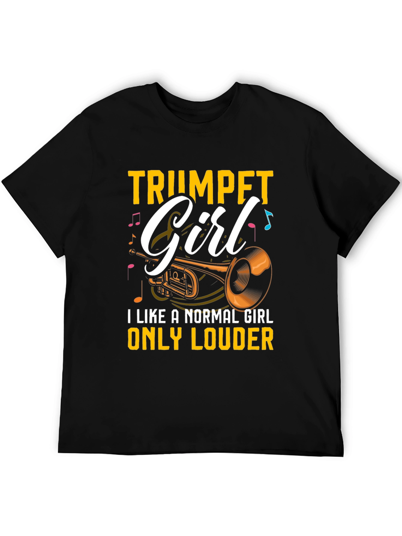 Trumpet Girl T-Shirt - Musician Tee