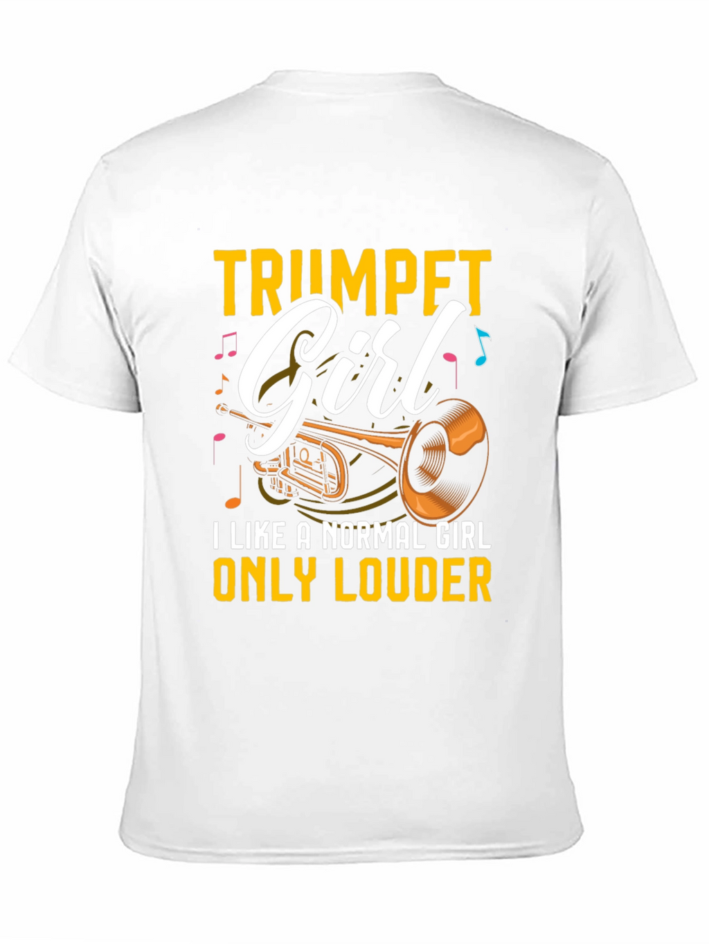 Trumpet Girl T-Shirt - Musician Tee