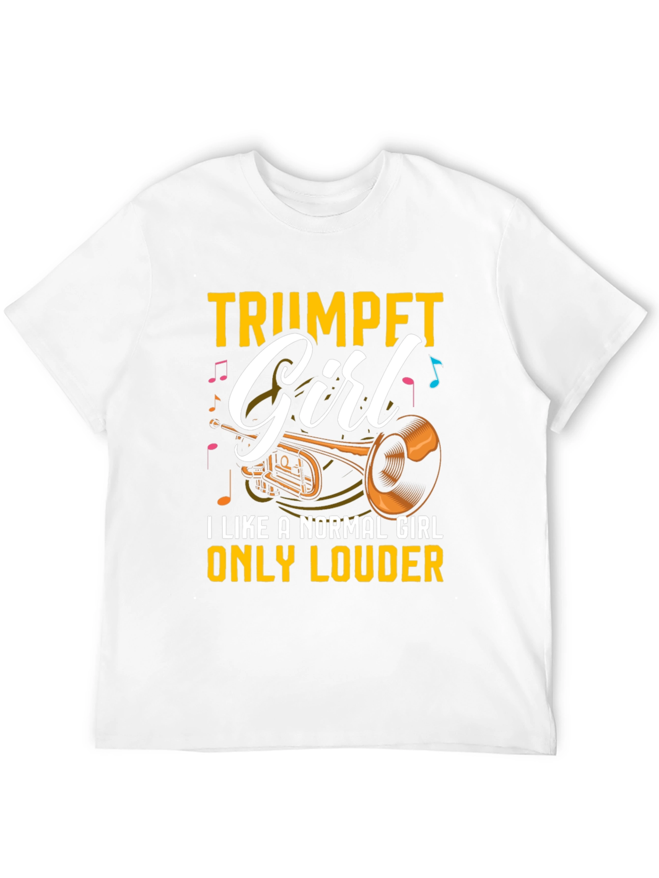 Trumpet Girl T-Shirt - Musician Tee