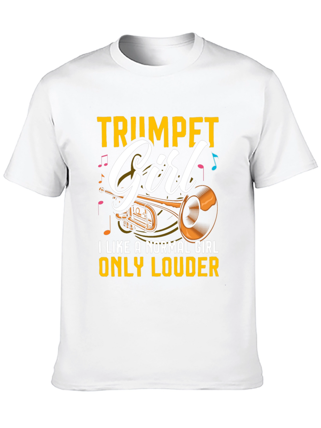 Trumpet Girl T-Shirt - Musician Tee