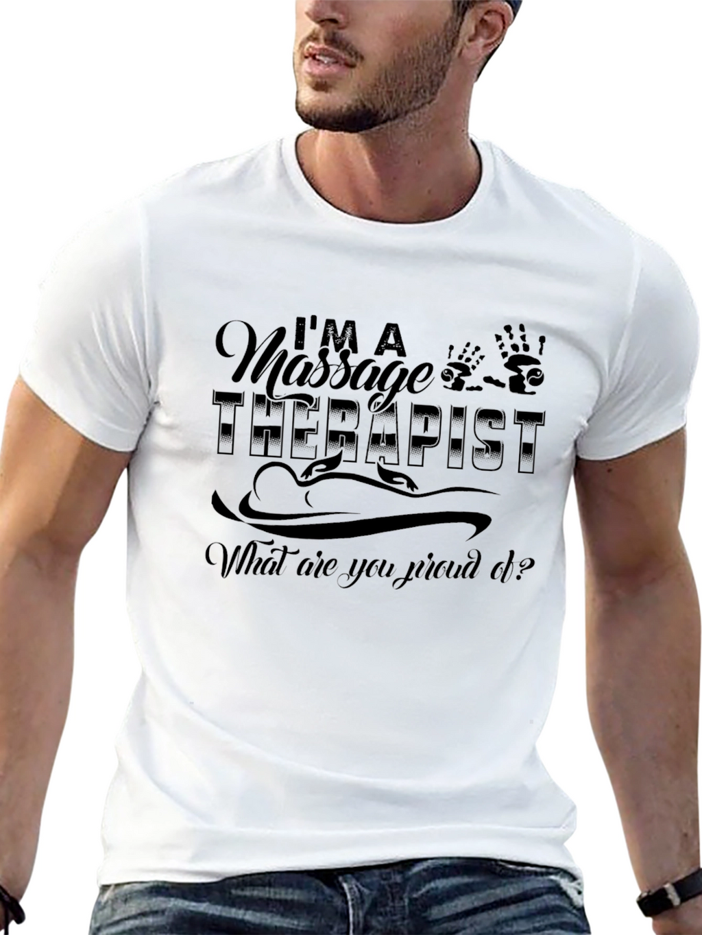 Massage Therapist Graphic Tee - Proud Profession Shirt