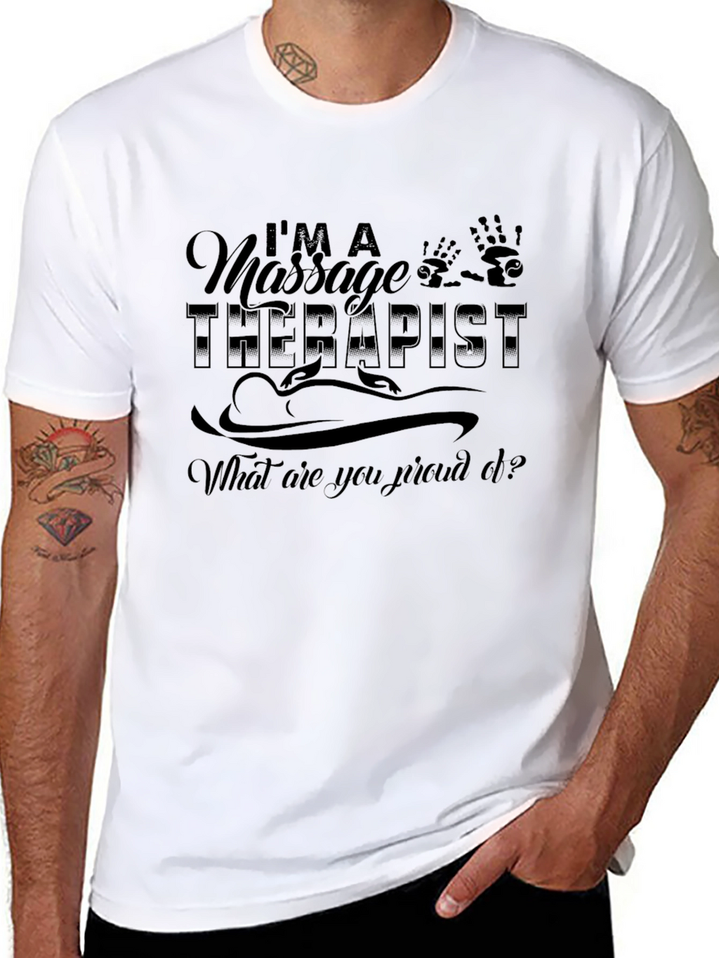 Massage Therapist Graphic Tee - Proud Profession Shirt