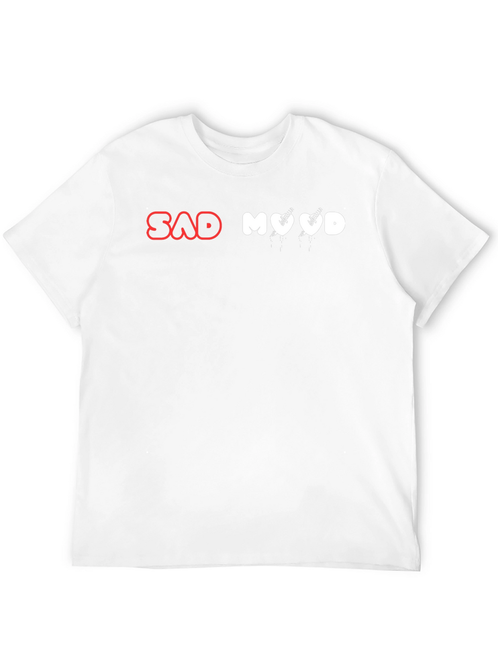 Sad Mood Graphic T-Shirt