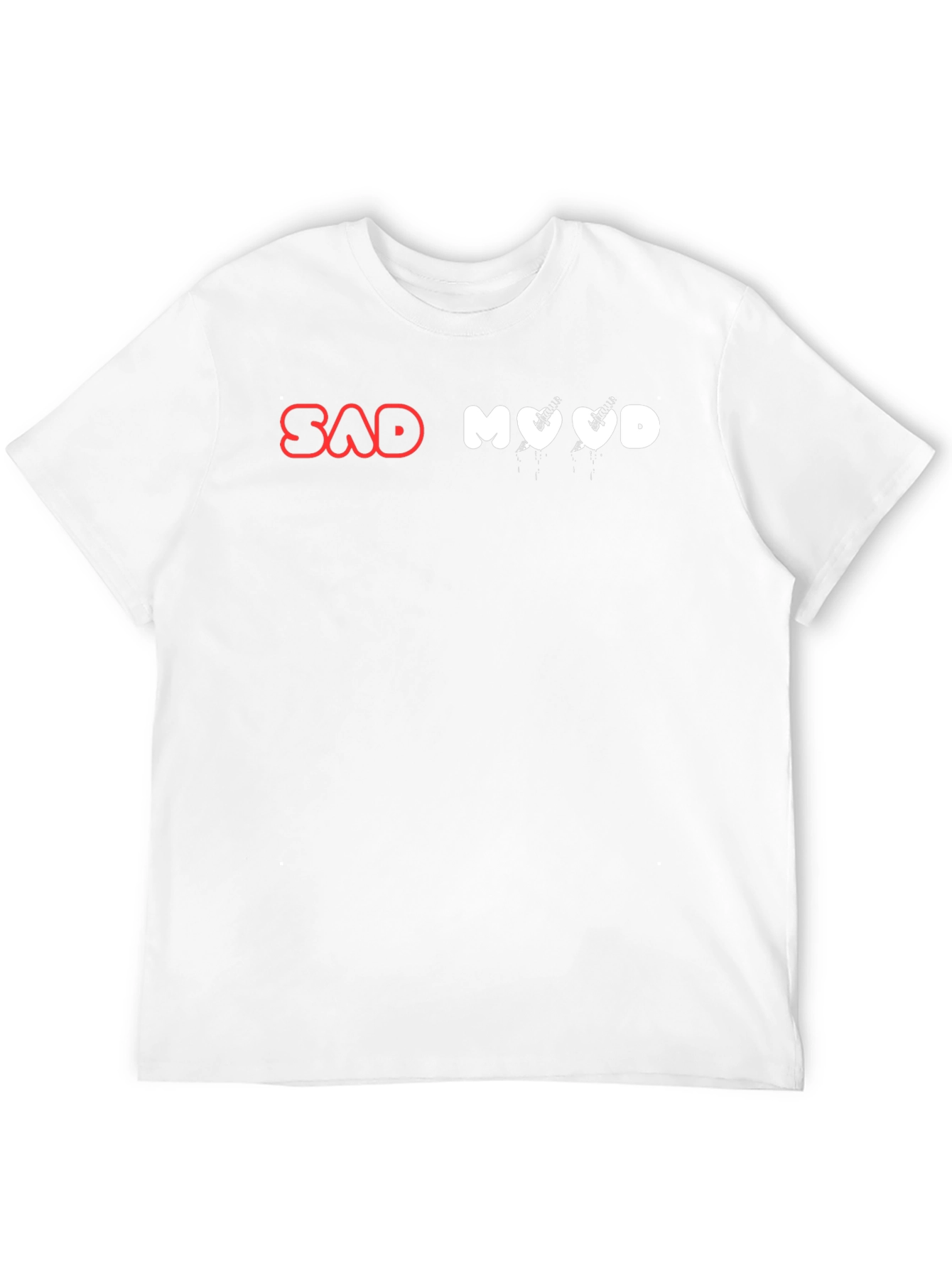 Sad Mood Graphic T-Shirt