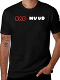Sad Mood Graphic T-Shirt