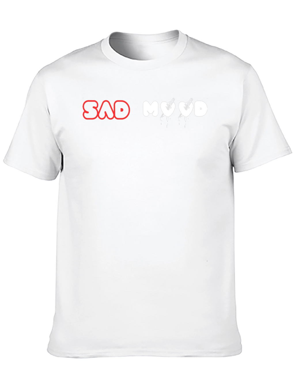 Sad Mood Graphic T-Shirt