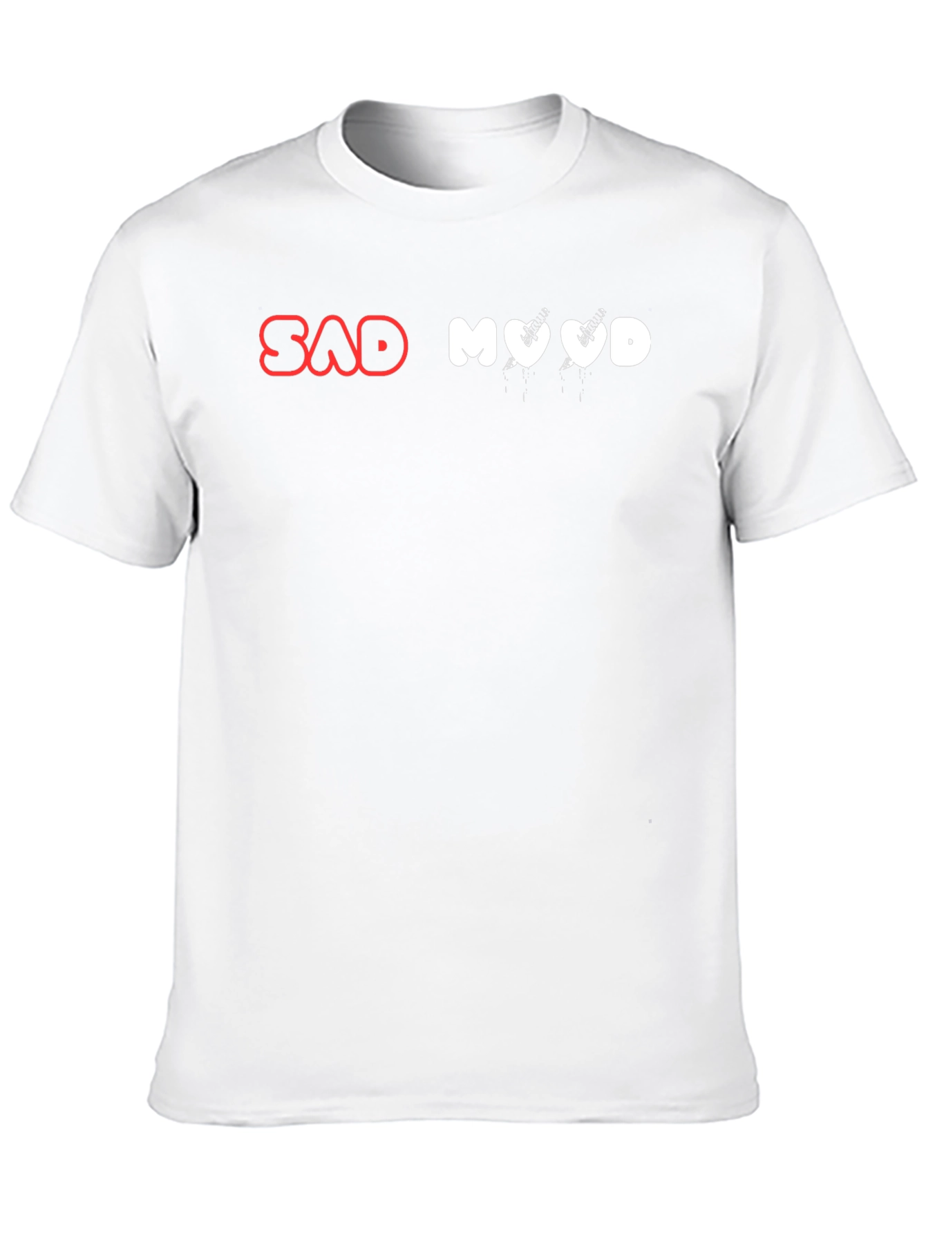 Sad Mood Graphic T-Shirt