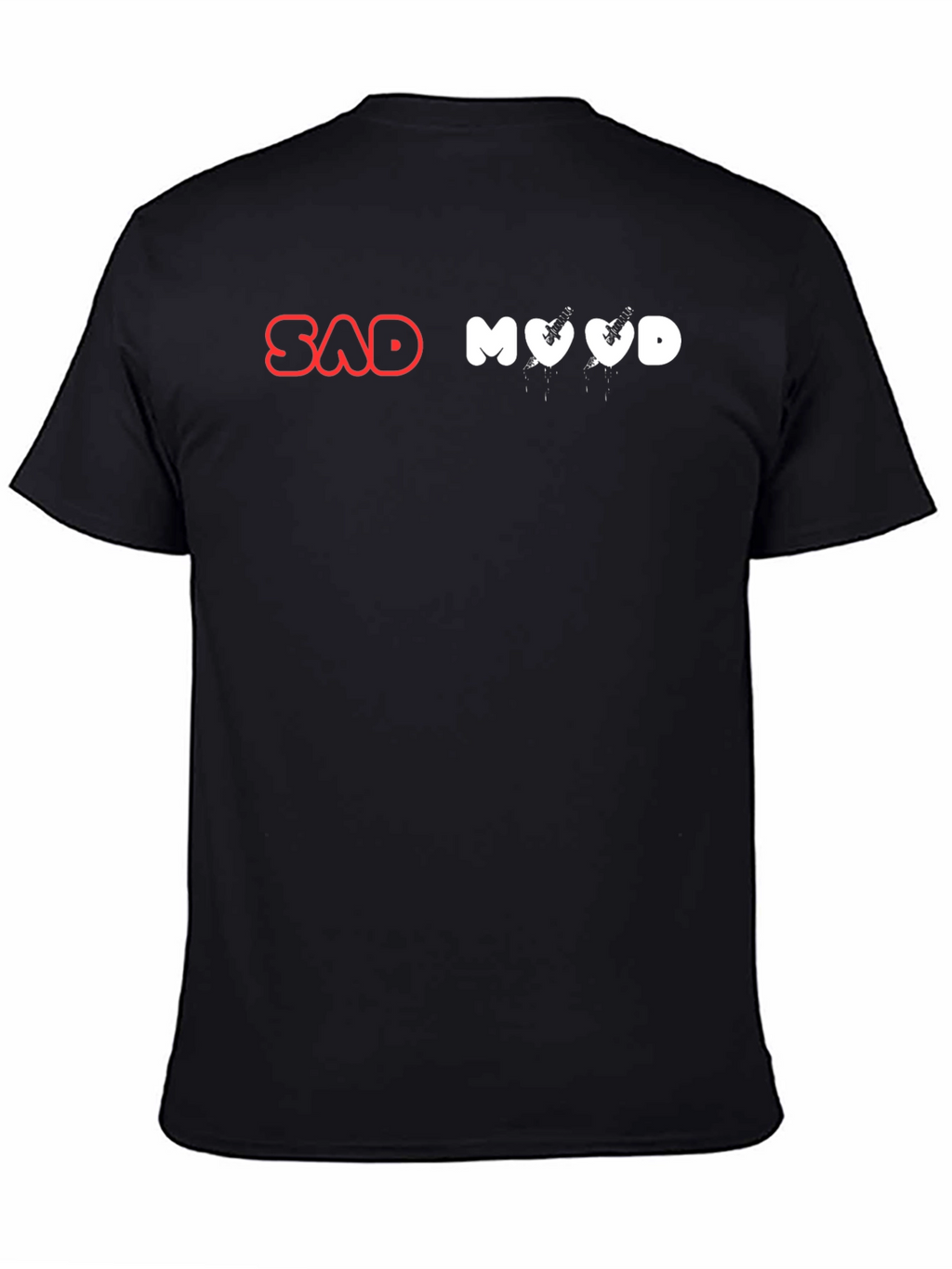 Sad Mood Graphic T-Shirt