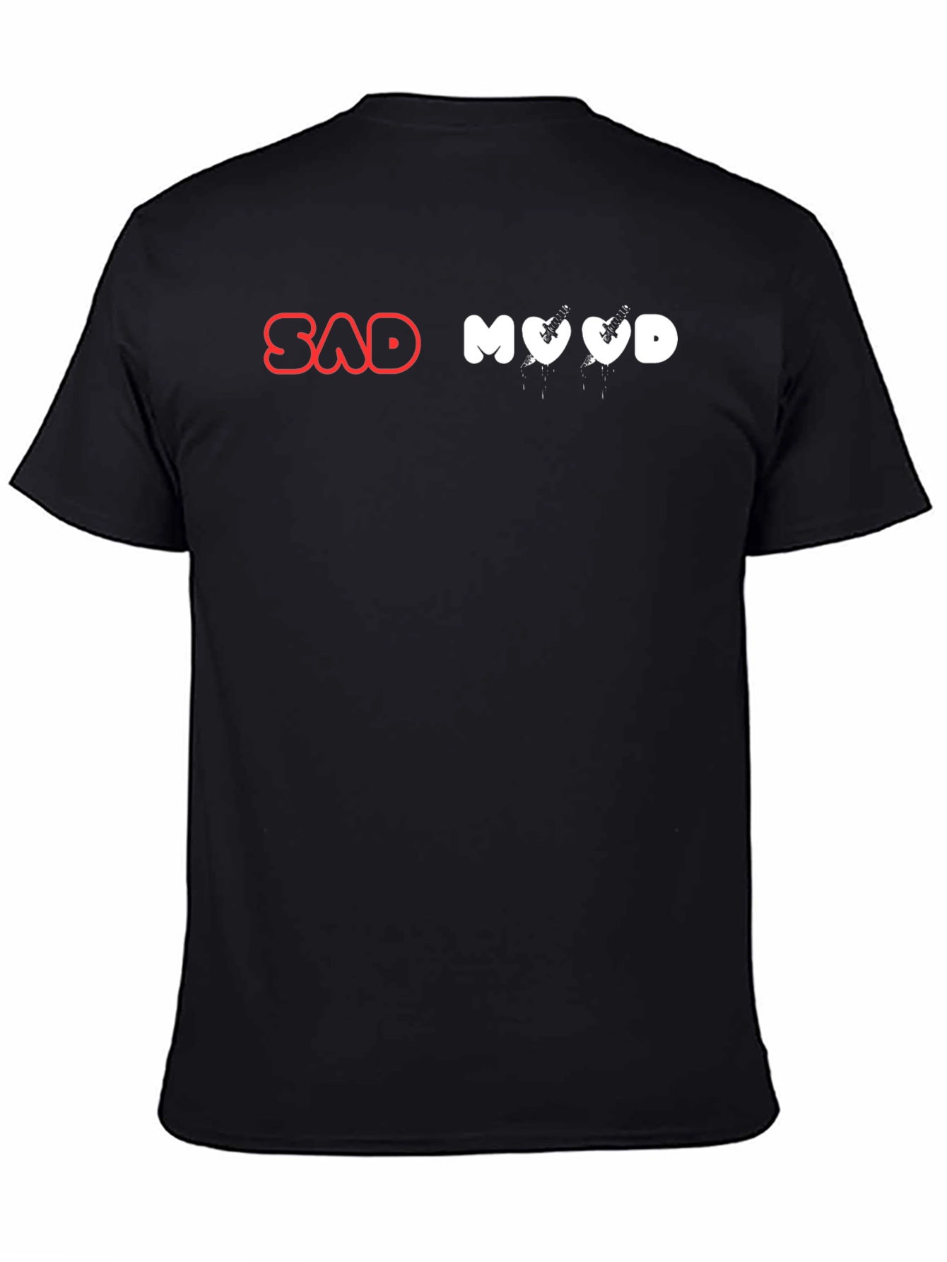 Sad Mood Graphic T-Shirt