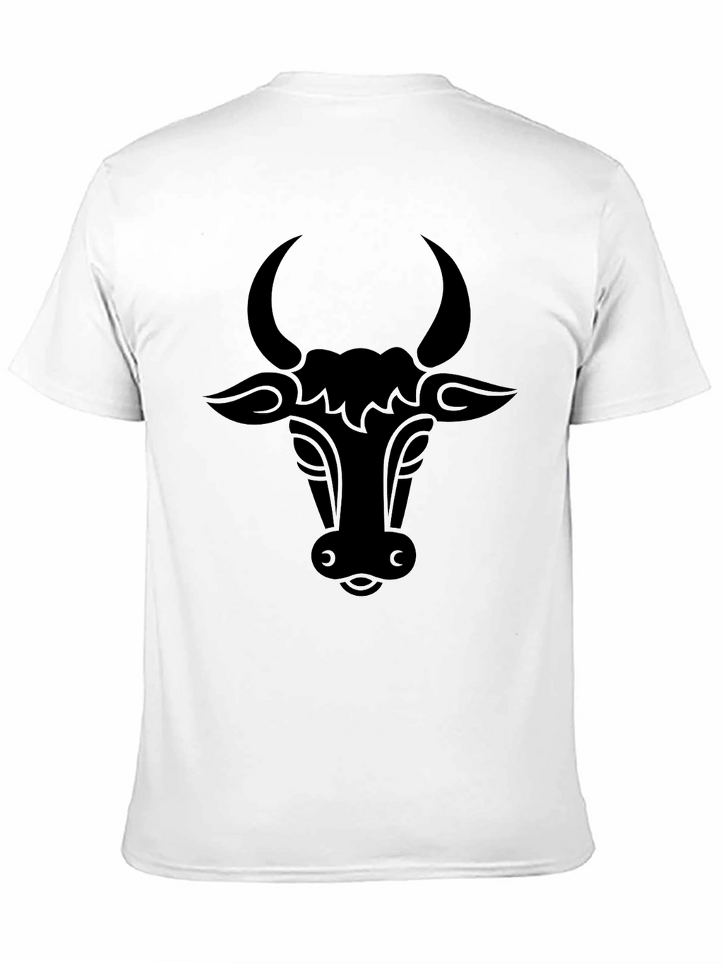 Black Bull Head Graphic T-Shirt