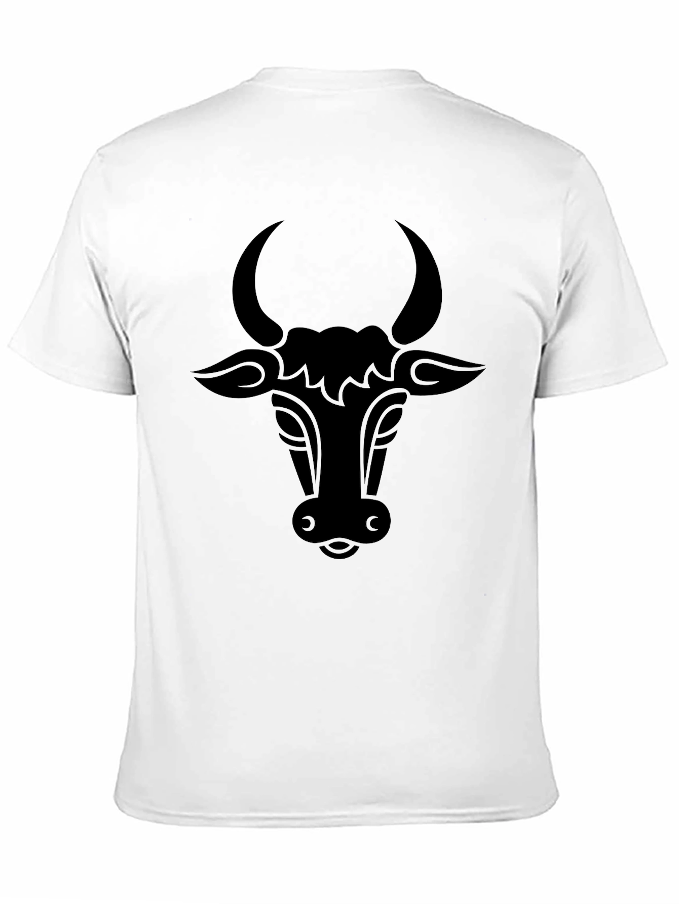 Black Bull Head Graphic T-Shirt