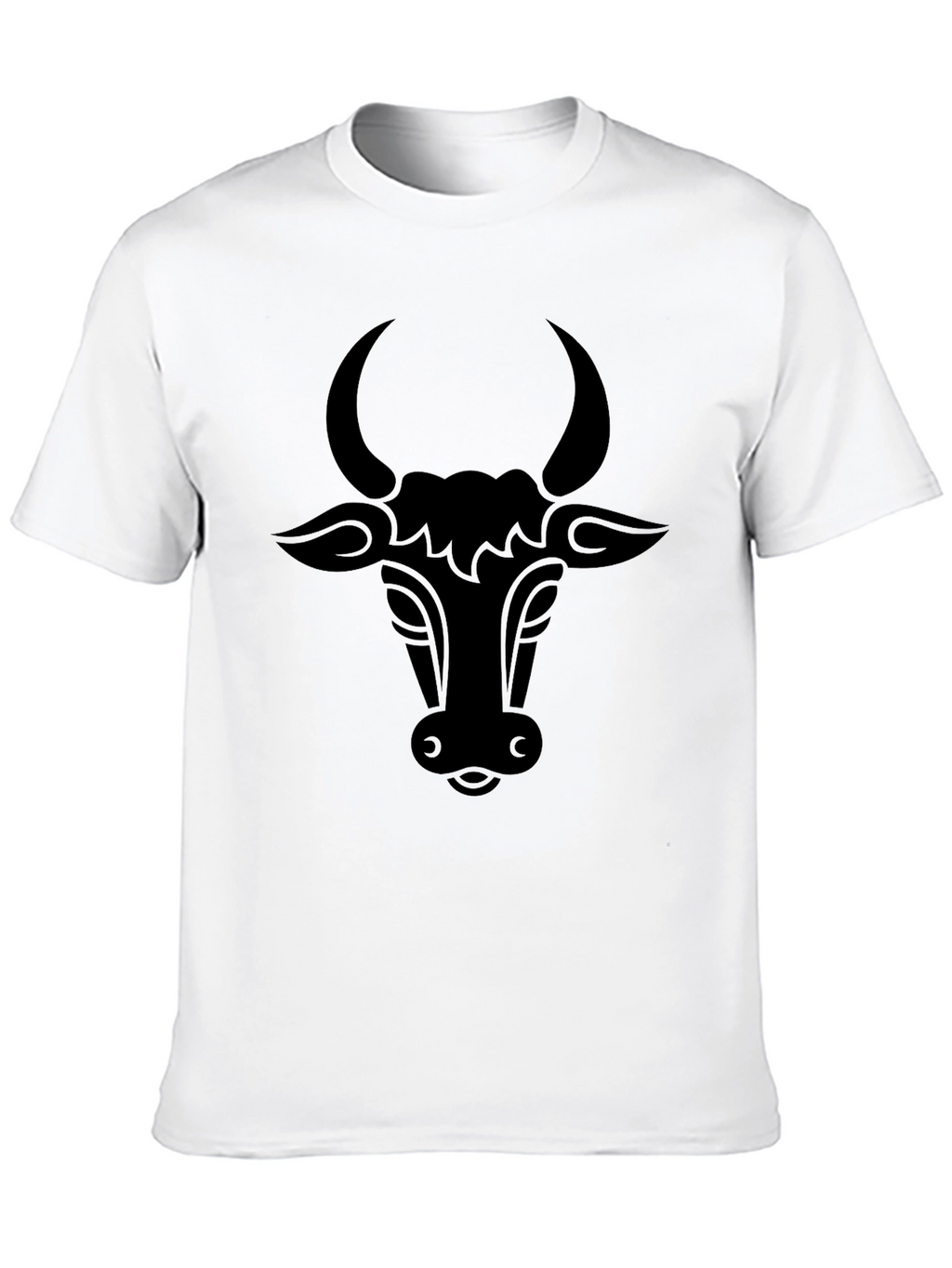 Black Bull Head Graphic T-Shirt