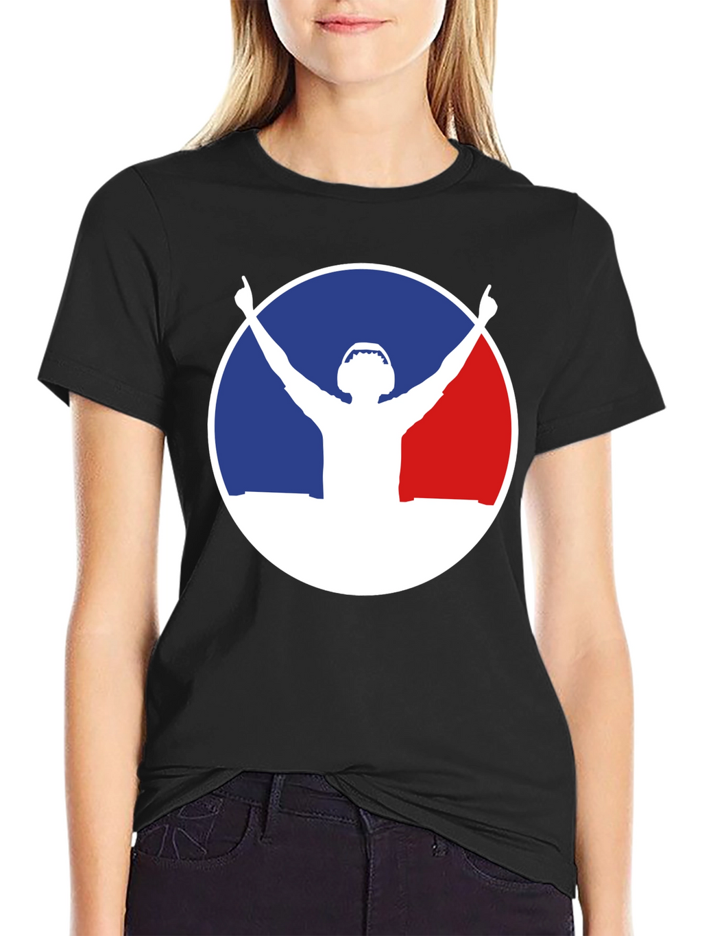 DJ Silhouette Graphic Black T-Shirt