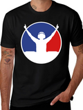 DJ Silhouette Graphic Black T-Shirt
