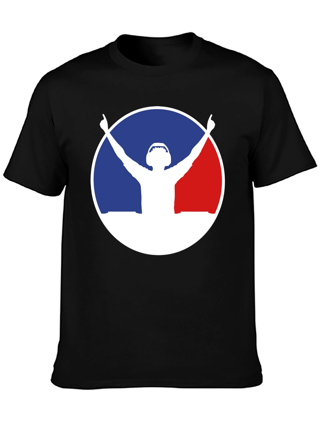 DJ Silhouette Graphic Black T-Shirt