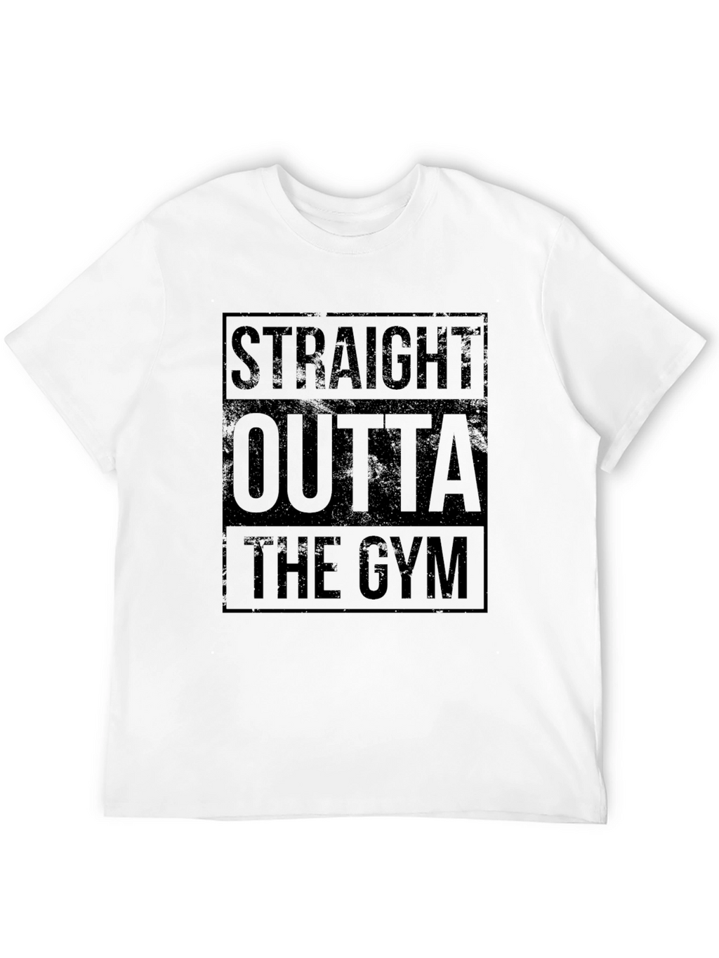 Straight Outta The Gym Black T-Shirt