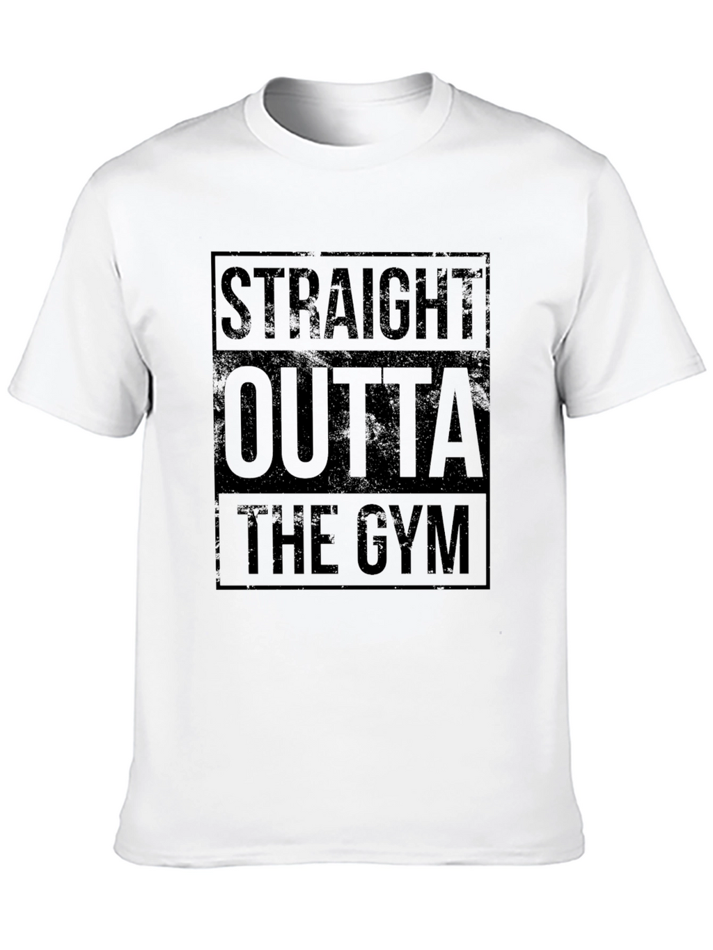 Straight Outta The Gym Black T-Shirt