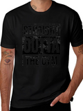 Straight Outta The Gym Black T-Shirt