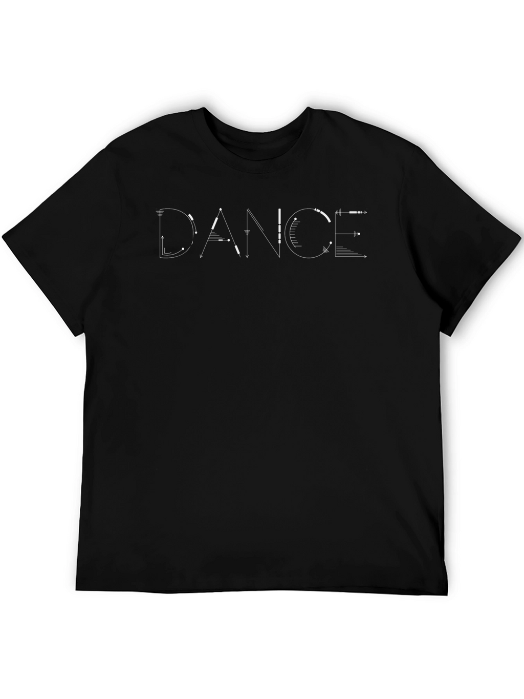 Abstract Dance Tee - Geometric Design