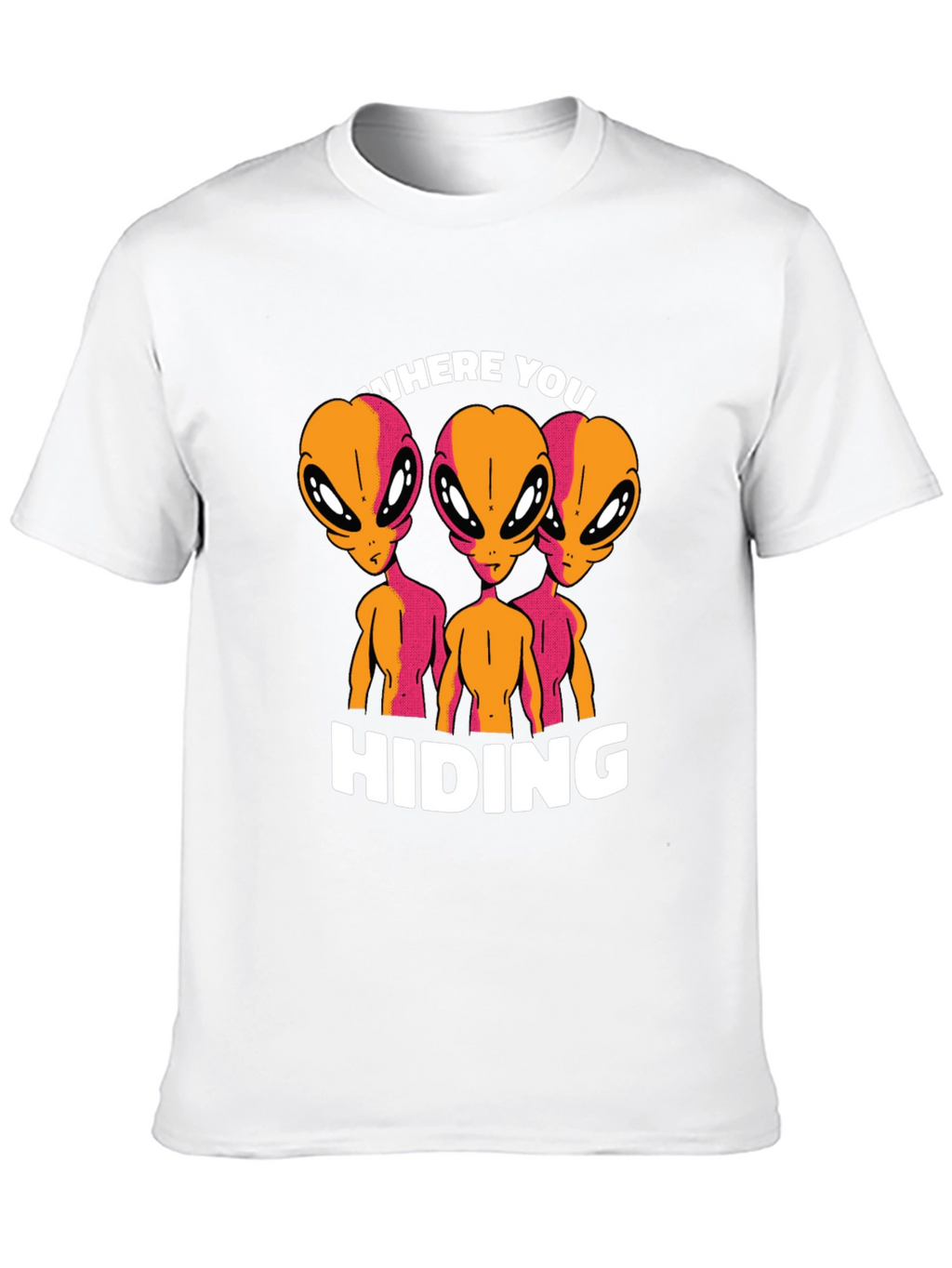 Alien Graphic T-Shirt - Where You Hiding?