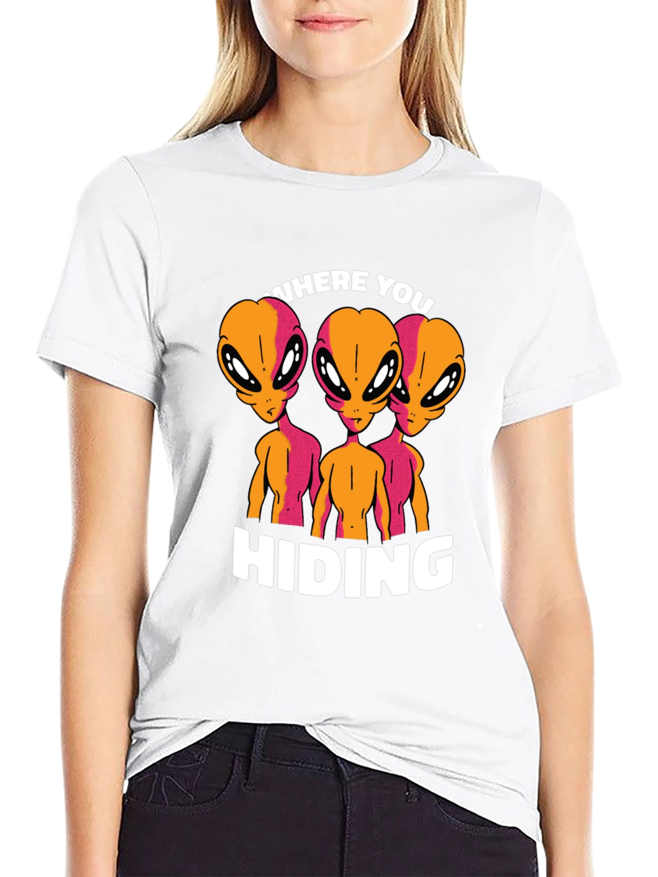 Alien Graphic T-Shirt - Where You Hiding?